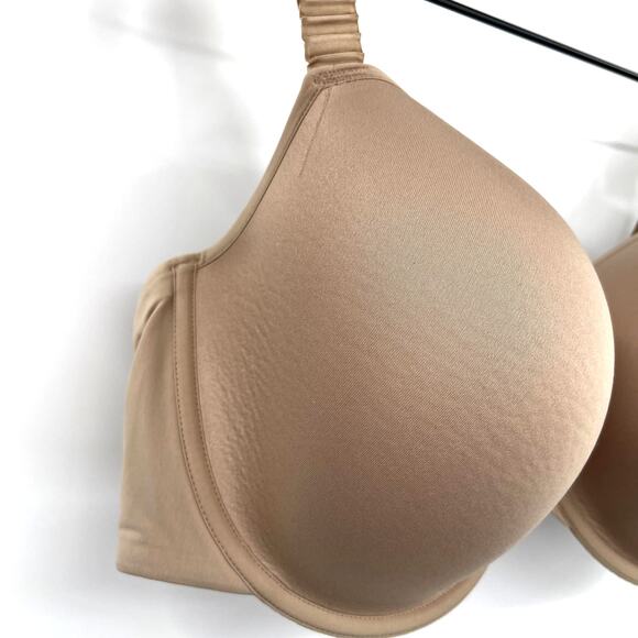 THIRDLOVE 24/7 Classic T-Shirt Bra Size 42E Underwire Molded Cups Nude Tan Cream - Picture 8 of 16